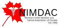 Northern Indian Medical & Dental Association of Canada (NIMDAC) logo